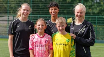 Norwich City Women trio drop into Football Holiday Camps at The Nest