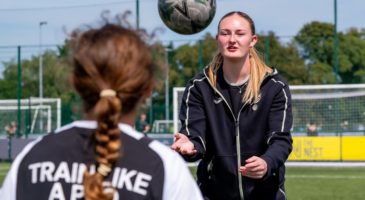 Norwich City Women Surprise Girls Train Like a Pro Participants