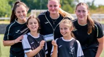 Norwich City Women surprise Girls Train Like a Pro participants