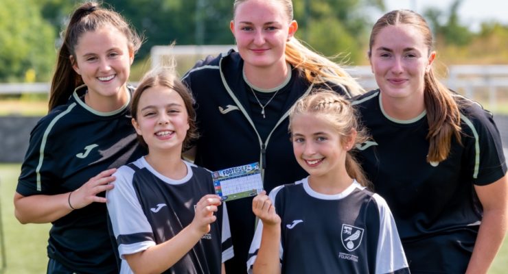 Norwich City Women Surprise Girls Train Like a Pro Participants