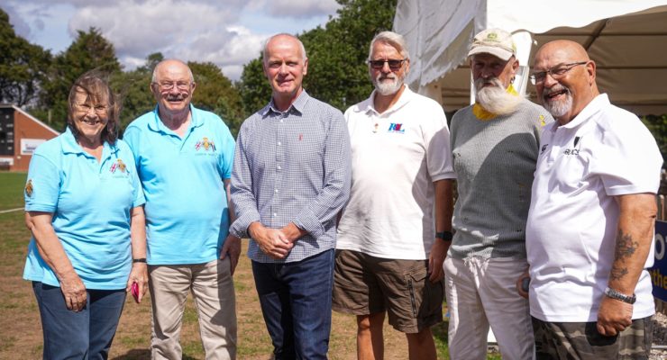 Jeremy Goss joins veterans at Coffee & Comrades